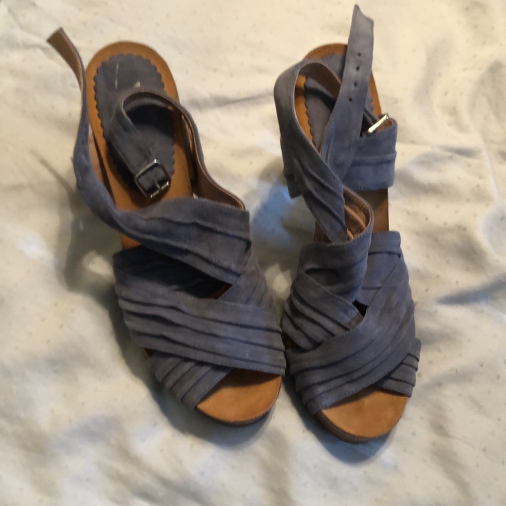 Women's Blue Strappy Sandals